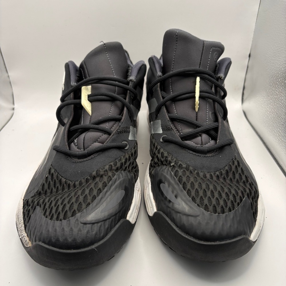 Adidas Exhibit A Black White Basketball Shoes Mens 12 H67738 Lightstrike Mid Top